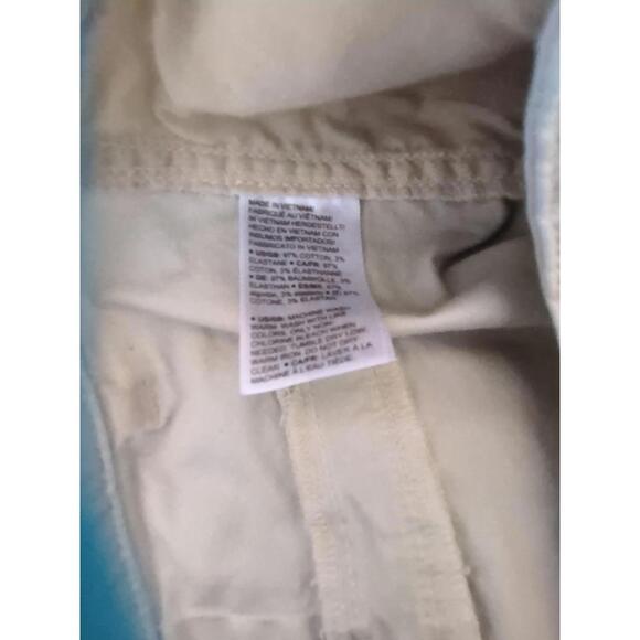 Womens Pants Size 4 Khaki Business Casual‎ Minimalist Academia Preppy Coastal - Picture 3 of 8